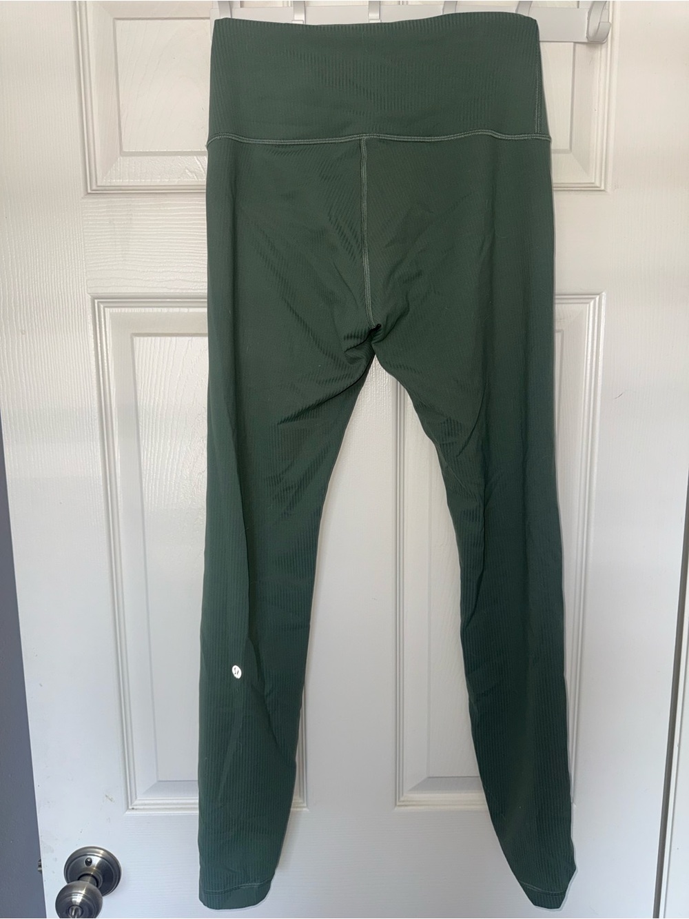 Green Lululemon Align Ribbed High-Rise Crop size 4